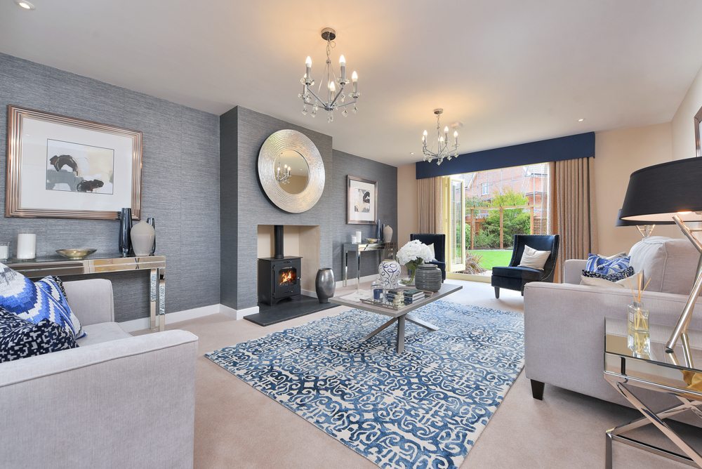 The Watermead At Oak View Show Home, Living Room Show Homes